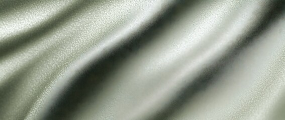 Wall Mural - Silver Texture with Soft Folds Abstract Metallic Background Shimmering Effect