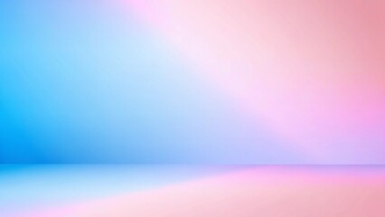 Leinwandbilder - Minimalist pink and blue abstract gradient with space for text, soft modern background design ideal for branding, posters, flyers, digital art, web design, and elegant contemporary visuals