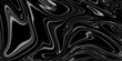 © Faiyaz - Glossy swirl pattern with metallic flowing lines, high-contrast luxury vector design for modern, futuristic, or artistic use. Elegant abstract black and silver liquid marble background.