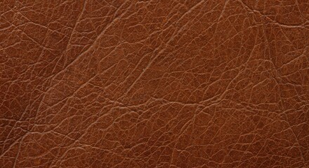 Leinwandbilder - Rich brown leather texture background showcasing intricate patterns
