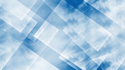 Aufkleber - Abstract blue modern background with minimalist dynamic and smooth wave shapes abstract background. Stylish flow lines, futuristic design, elegant curves, tech-inspired motion graphics