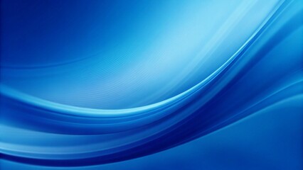 Fototapete - Smooth blue curve design blending with blurred lines creates a light blue gradient abstract banner background with ample copy space image, ideal for modern web headers or elegant presentations