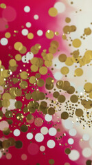 Wall Mural - an abstract image featuring birthday and party elements close up in vibrant colors.