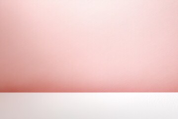 Wall Mural - abstract textured blush pink backdrop with a horizontal white surface in the foreground