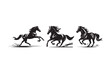© Mina Akter66 - Running Horse Silhouette Vector Galloping Wild Stallion Clipart Art