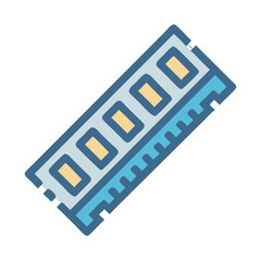 Leinwandbilder - DDR4 RAM Icon Representing High-Speed Memory and Advanced Performance