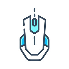 Leinwandbilder - Gaming Mouse Icon Representing Precision Control and High-Performance Gaming