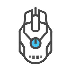 Leinwandbilder - Gaming Mouse Icon Representing Precision Control and High-Performance Gaming