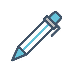 Leinwandbilder - Pen Icon Representing Writing Tool and Creative Expression Instrument