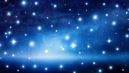 bright blue starry background