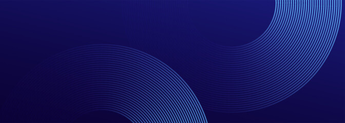 Wall Mural - blue geometric abstract background overlapping layers on bright space with line effect decoration. c
