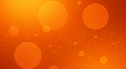 Wall Mural - orange circles abstract background - an abstract featuring overlapping orange circles of varying siz