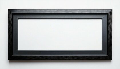 wooden frame isolated on white