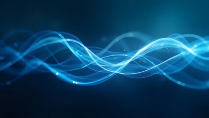 Aufkleber - Abstract digital wave background illustration, evoking a sense of fluidity and energy
