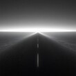© Duit - Monochrome road vanishing into bright horizon