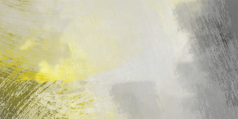 Wall Mural - watercolor white and gray yellow background