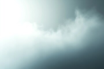 Wall Mural - peaceful light grey sky with soft clouds creates a serene atmosphere. perfect for background designs