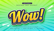 © starlineart - 3d yellow wow text effect editable template