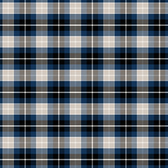 Wall Mural - Plaid with twill weave repeat pattern.Classic country gingham checkered tartan seamless pattern .Vector illustration texture background design for fabric and prints.