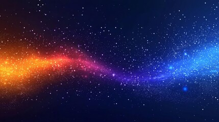 An engaging background that blends futuristic technology themes with particle visuals.