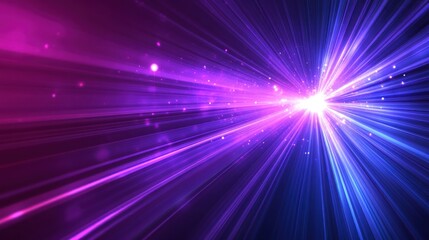 Aufkleber - Abstract vibrant rays of light explode outwards, a dynamic display of energy and color