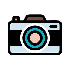 Leinwandbilder - Camera Icon Representing Fashion Photography and Professional Imaging