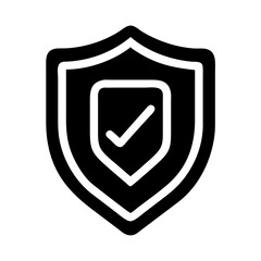 Fototapete - Shield Icon Representing Protection or Defense Layer for Security Systems
