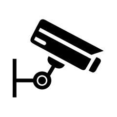 Aufkleber - Surveillance Camera Icon Representing Security Monitoring and Safety System