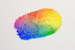 © Nadyah - Rainbow Fingerprint Print
