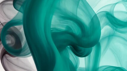 Canvas Print - Abstract smoke swirling in dynamic patterns and colors
