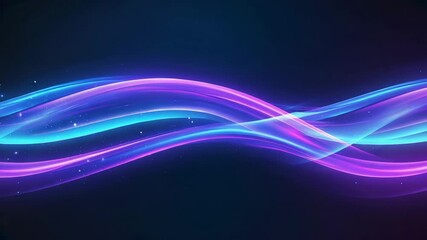 Wall Mural - colorful abstract motion background with flowing light effects