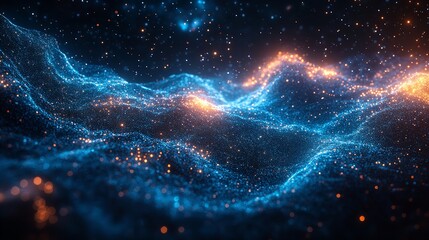 abstract universe galaxy space stars nebula cosmic background wallpaper illustration digital art des