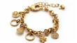 © Ranaabdul - Elegant Golden Charm Bracelet A Timeless Accessory for Sophistication and Style