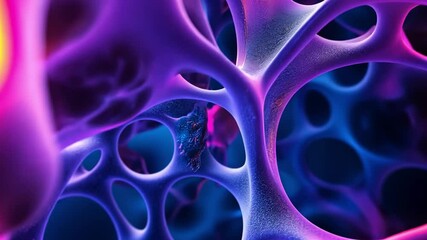 Wall Mural - this footage showcases mesmerizing colorful textures. ideal for projects focusing on technology art 