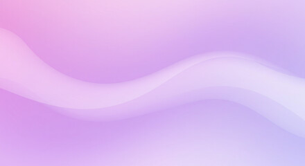 Wall Mural - soft gradient background with flowing wave in pink and lavender color scheme for modern design use