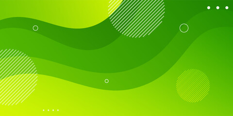 Wall Mural - abstract green geometric background. eps10 vector