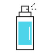 © Creative_Captain - Optional Spray Use Icon. Alternate Dispensing Method for Product Application