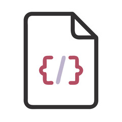 Aufkleber - Java File Icon Representing Programming Language and Software Development