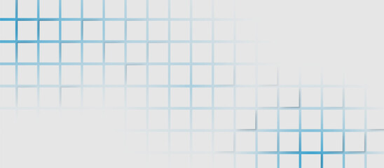 Leinwandbilder - Blue Grid Pattern Abstract Background with Gradient Fade
