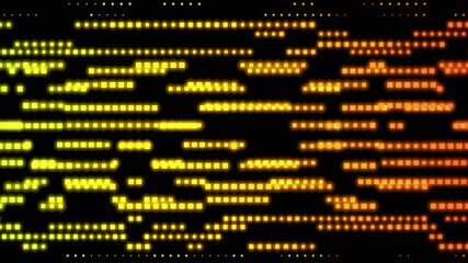 Abstract colorful binary code matrix, digital technology concept video animated background.