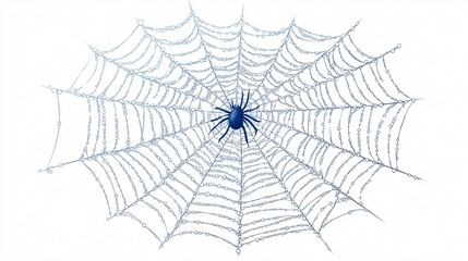 Professional Spider Web Vector Illustration Design for Graphic Design Projects