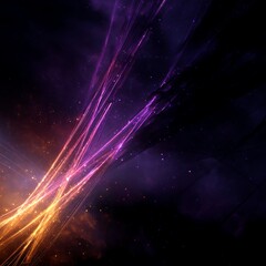 Wall Mural - ethereal aurora flow abstract glowing light streaks nebula cosmic dreamy background image design
