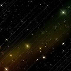 Wall Mural - Luminous Starry Sky with Diagonal Streaks of Light in Dark Sky Background for Space Exploration