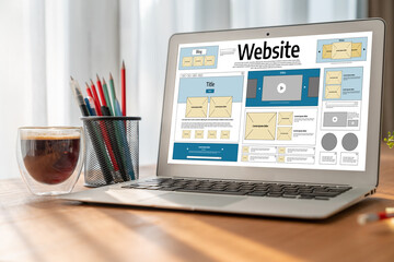 Website design software provide snugly template for online retail business and e-commerce