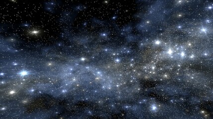 Wall Mural - serene vista of stars in the cosmic expanse offering a glimpse into the infinite wonders of space.