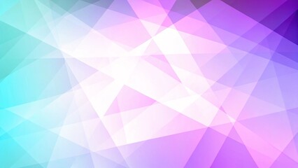 Aufkleber - Abstract background of straight intersecting lines and polygons in light blue and purple colors, futuristic digital network design with modern geometric shapes and soft gradient effects