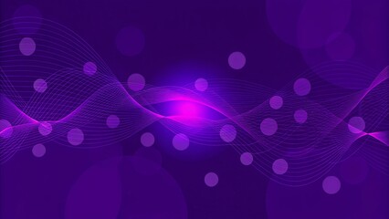 Fototapete - Beautiful abstract wave technology digital network background with space concept, futuristic lines flowing data particles, science mesh connection, cyberspace communication visualization