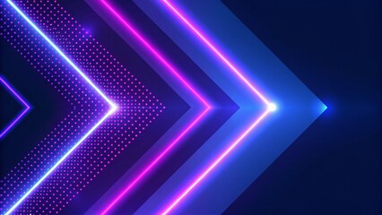 Aufkleber - Blue and purple neon lights glowing background, futuristic aesthetic with vibrant colors and electric atmosphere, ideal for modern digital designs and abstract visual presentations