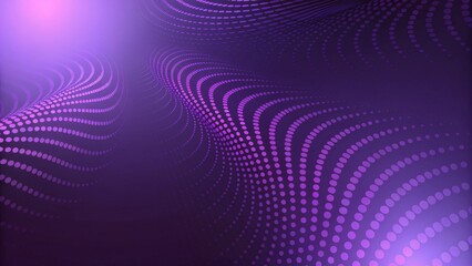 Fototapete - Dark violet abstract geometric textured background. Color dynamic radial waves with glow effect. Soft red-violet colors. Modern poster for sites and printing. Futuristic digital backdrop wallpaper