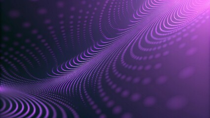 Fototapete - Dark violet abstract geometric textured background. Color dynamic radial waves with glow effect. Soft red-violet colors. Modern poster for sites and printing. Futuristic digital backdrop wallpaper
